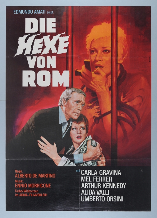 Die Hexe von Rom / Schwarze Messe der Dämonen - Deutsches Plakat